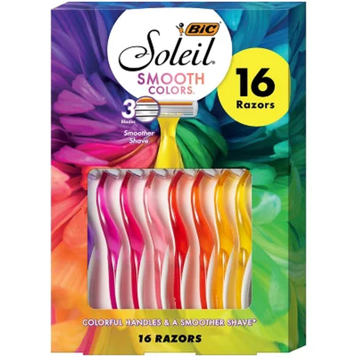 BIC Soleil Color Collection Women'S Razors, 16 Ct.