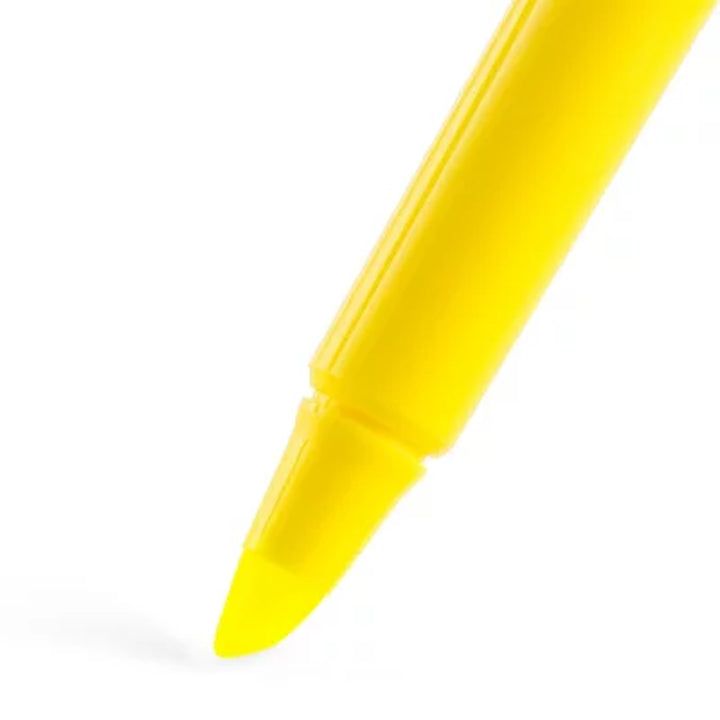 BIC Brite Liner Highlighter, Chisel Tip, Fluorescent Yellow, 12Pk.
