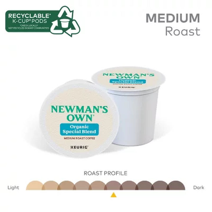 Newman'S Own Organics Medium Roast K-Cup, Special Blend, 80 Ct.