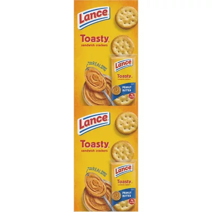 Lance Toasty Peanut Butter Sandwich Crackers 1.29 Oz., 40 Pk.