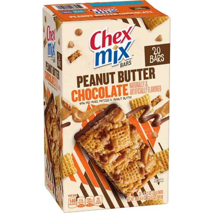 Chex Mix Peanut Butter Chocolate Treat Bars 20 Pk.