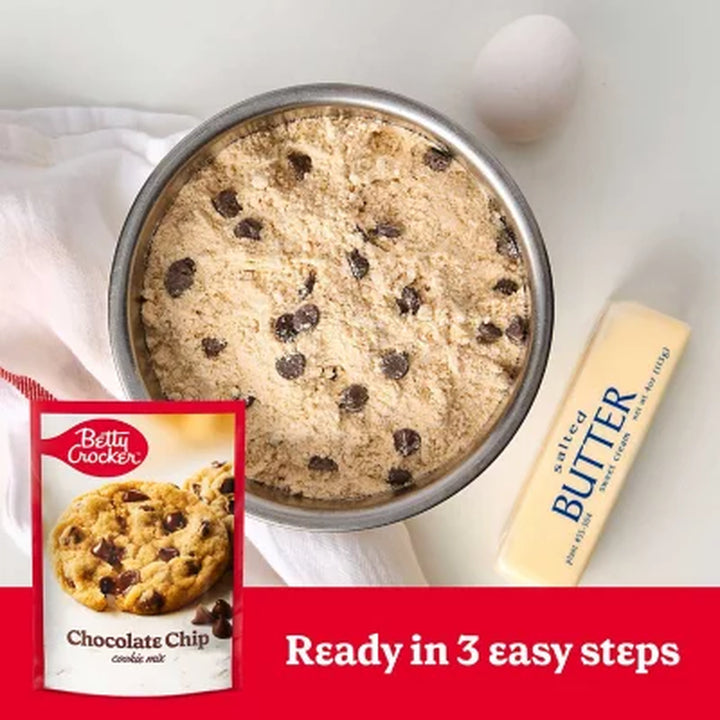 Betty Crocker Chocolate Chip Cookie Pouch, 4 Pk.