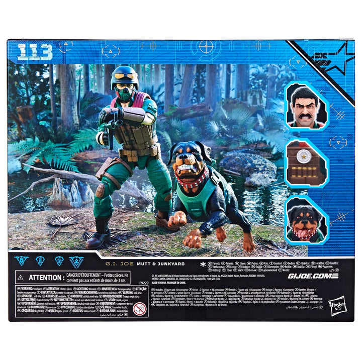 G.I. Joe Classified Series Mutt and Junkyard Action Figure Set - 2Pk