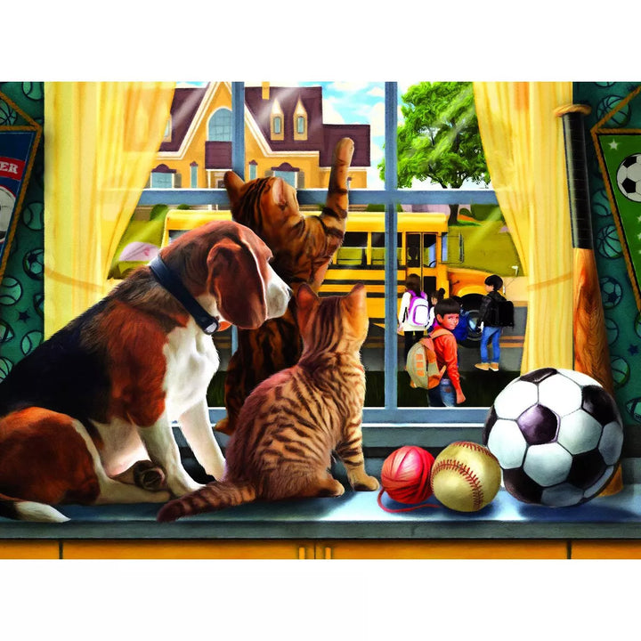 Sunsout off to School 300 Pc Jigsaw Puzzle 29746