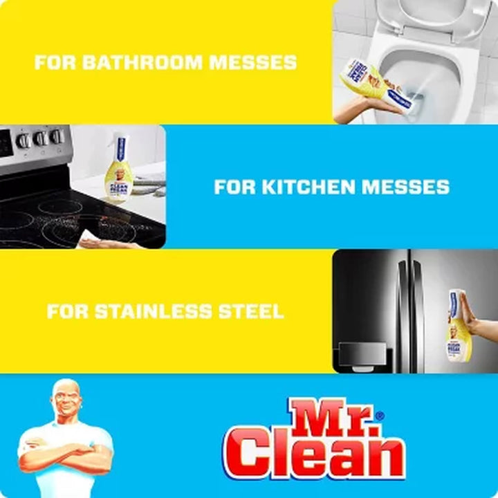 Mr. Clean, Clean Freak Multi-Surface Spray + Refill, Lemon Zest 62.9 Fl. Oz.