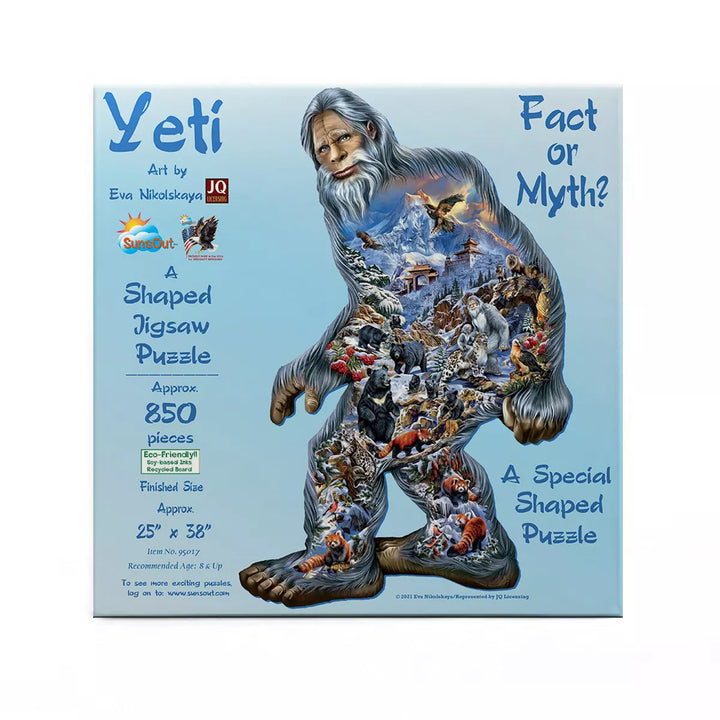 Sunsout Yeti 850 Pc Special Shape Jigsaw Puzzle 95017