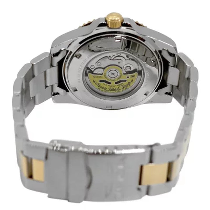 Invicta Men'S Pro Diver Automatic 44Mm Two Tone, Black Dial