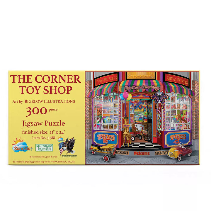 Sunsout the Corner Toy Shop 300 Pc Jigsaw Puzzle 31588