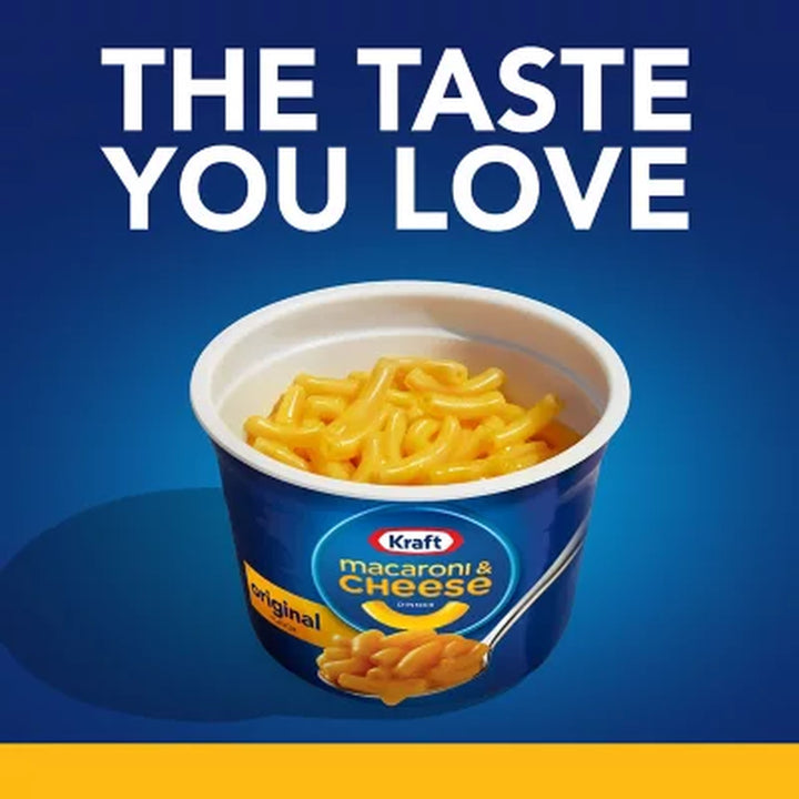 Kraft Original Macaroni and Cheese Easy Microwavable Dinner, 12Pk.