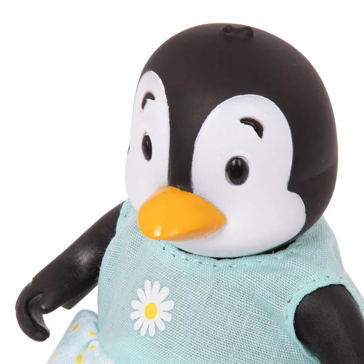 Li'L Woodzeez Miniature Animal Figurine Set – the Toddlewaddle Penguin Family