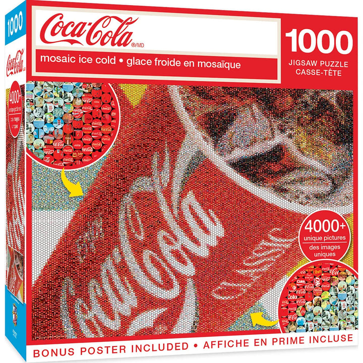 Masterpieces 1000 Piece Puzzle - Coke Photomosaic Big Gulp - 19.25"X26.75"