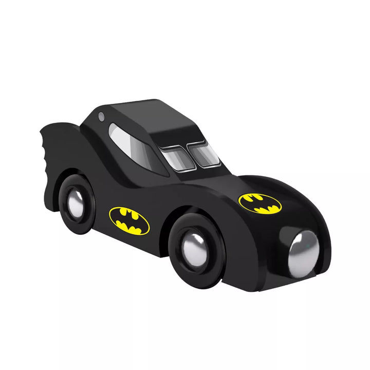 Masterpieces Officially Licensed Batman - Batmobile Wooden Toy Train Engine.