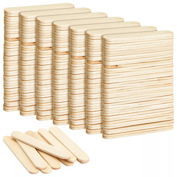 Bright Creations 300 Count Bulk Mini Wood Sticks for Crafts (2.5 X 0.4 In)