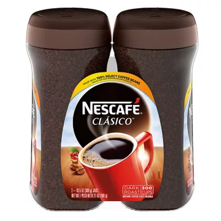 Nescafé Clasico Instant Coffee 21 Oz., 2 Pk.