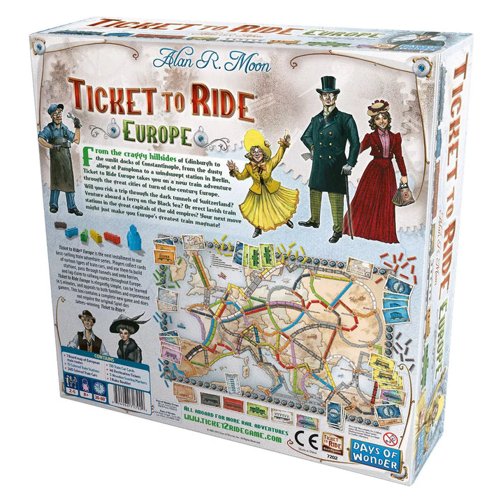 Ticket to Ride Europe Board Game