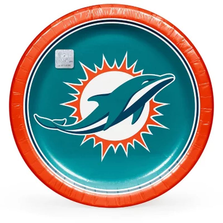 NFL Dinner Paper Plates, 10", 85 Ct. (Choose Team)