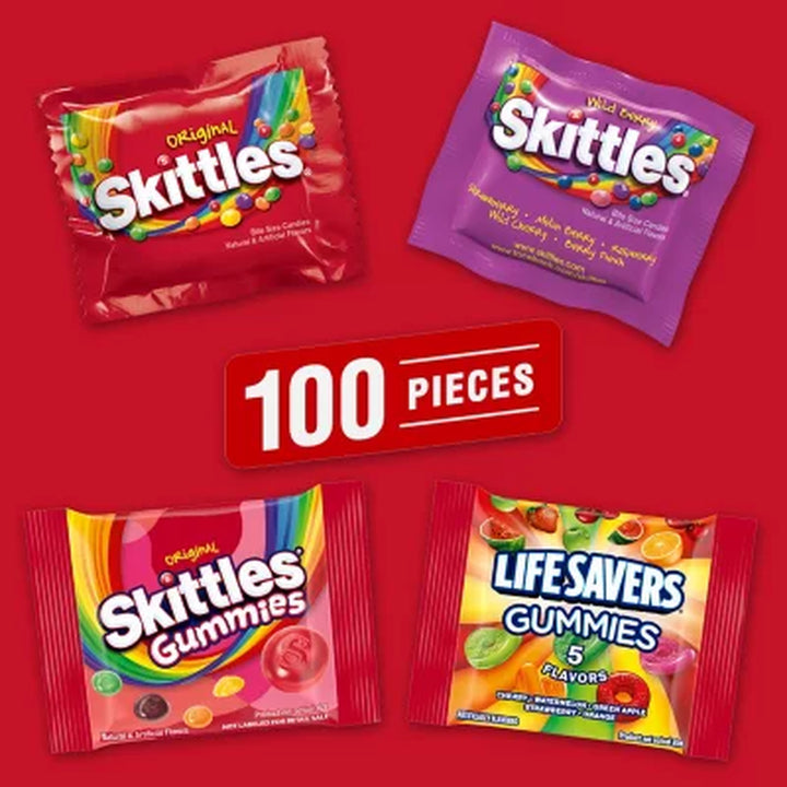 Skittles & Lifesavers Variety Pack, 100 Pcs.