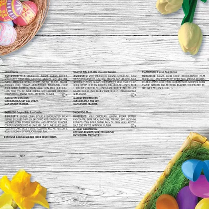 Mars Easter Variety Pack Candy, 140 Pcs.