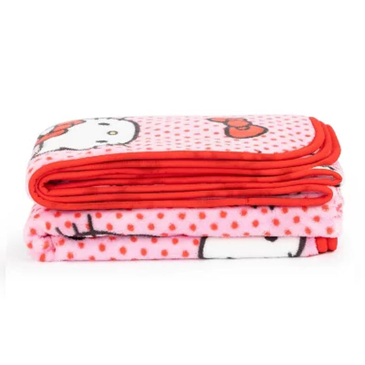 Hello Kitty Pillow and Throw Set, 40 X 50