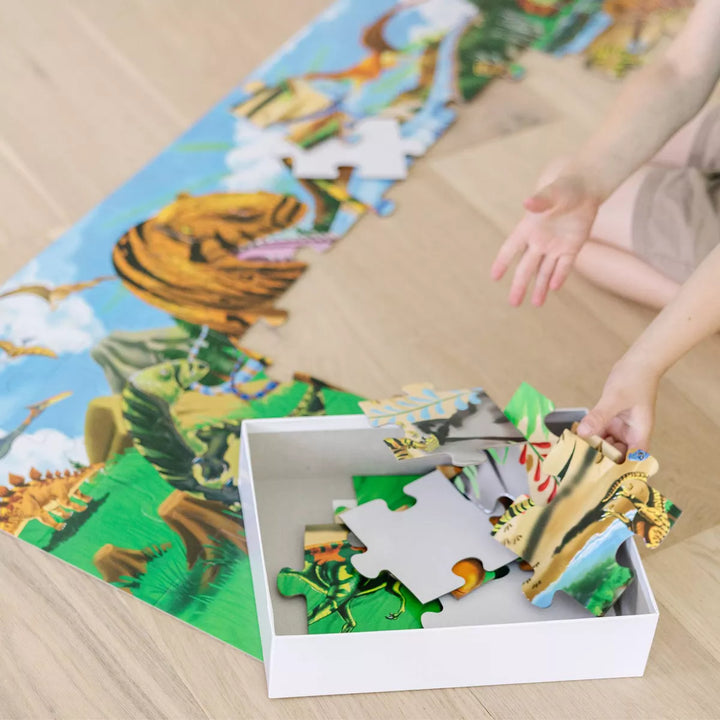 Melissa and Doug Land of Dinosaurs Floor Puzzle 48Pc