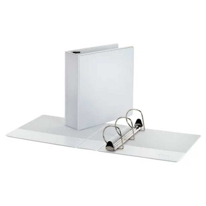 Member'S Mark 3" D-Ring View Binder, White 2 Pk.