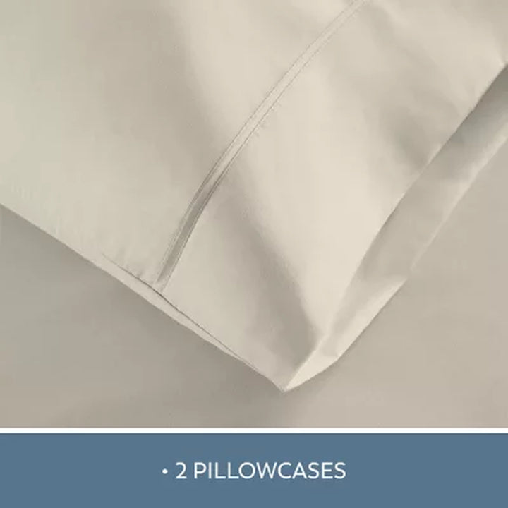 Aireolux Performance 600 Thread Count 100% Cotton Sateen Pillowcases (Assorted Colors and Sizes)
