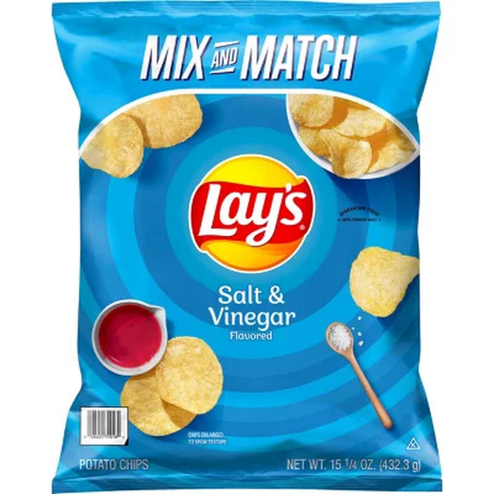 Lay'S Salt and Vinegar Potato Chips 15.25 Oz.