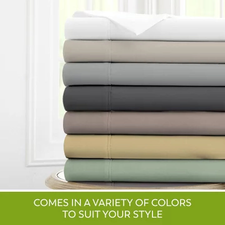 Ultimate Percale Cool and Breathable 100% Cotton Sheet Set & Pillowcases (Assorted Colors and Sizes)