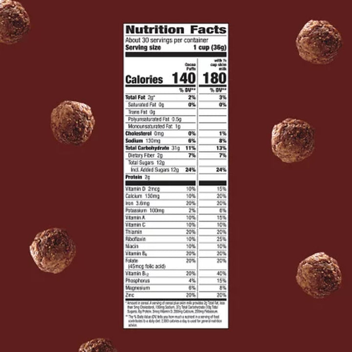 Cocoa Puffs Chocolate Cereal (39.25 Oz., 2 Pk.)