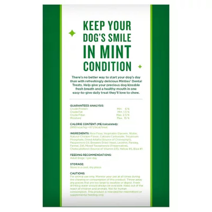 Minties Dental Dog Treats, 40 Ct.