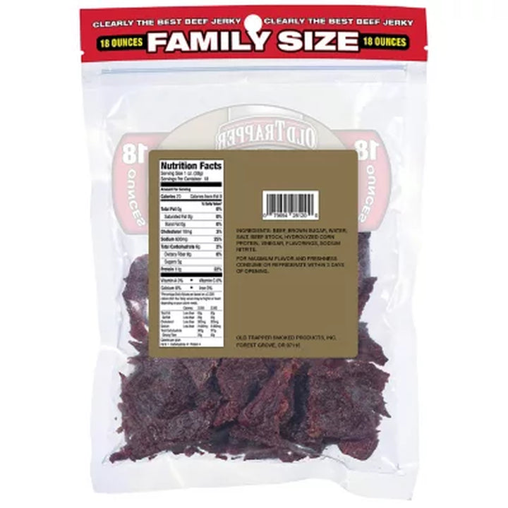 Old Trapper Old Fashioned Beef Jerky 18 Oz.