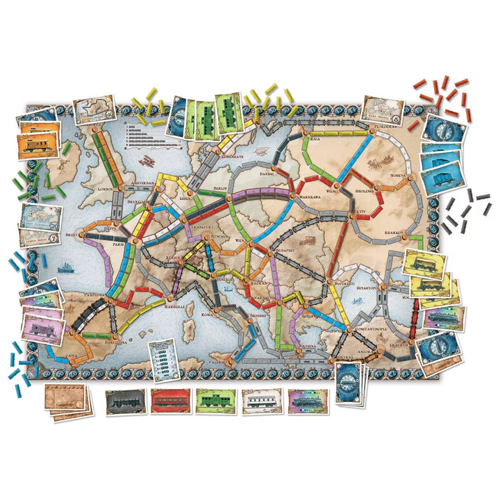 Ticket to Ride Europe Board Game