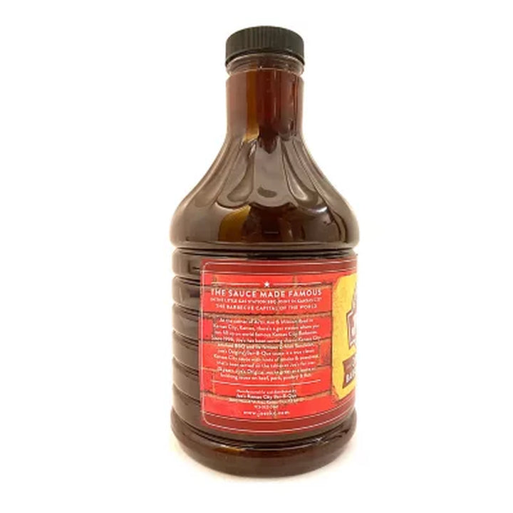 Joe'S Kansas City BBQ Sauce Bottle, 38 Oz.