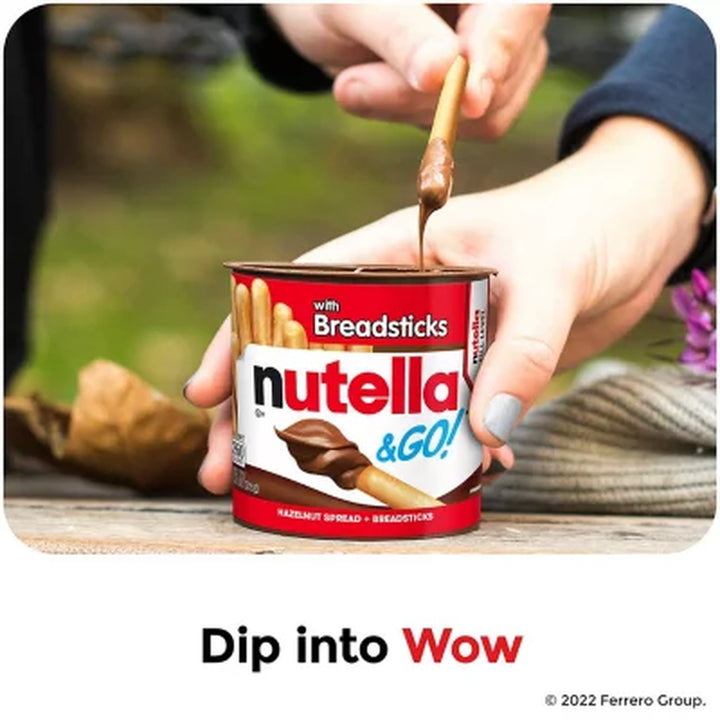 Nutella & GO! Hazelnut and Cocoa Spread + Breadsticks, 1.8 Oz., 16 Pk.