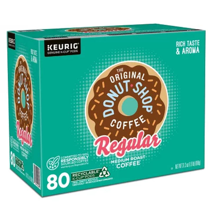 The Original Donut Shop Medium Roast K-Cup Pods, Regular, 80 Ct.