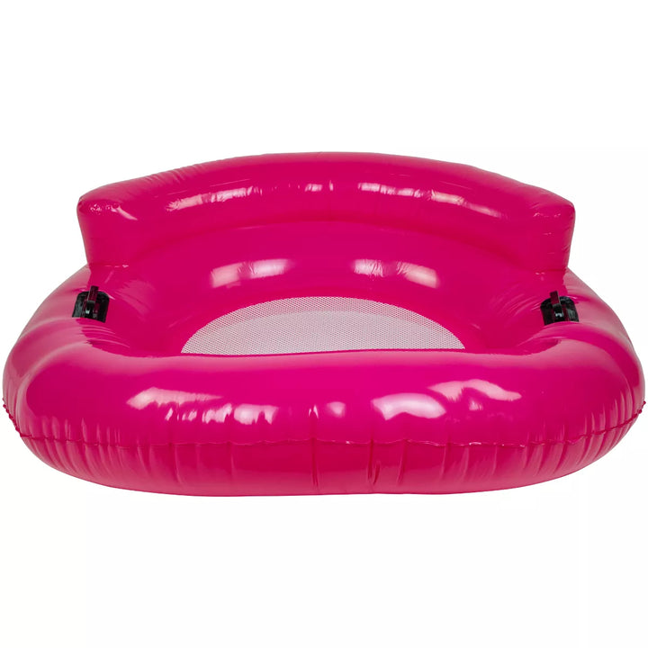 Northlight 43" Pink Bubble Seat Inflatable Swimming Pool Float