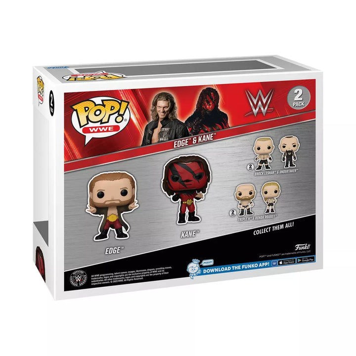 Funko POP! WWE: Edge & Kane Vinyl Figures - 2Pk