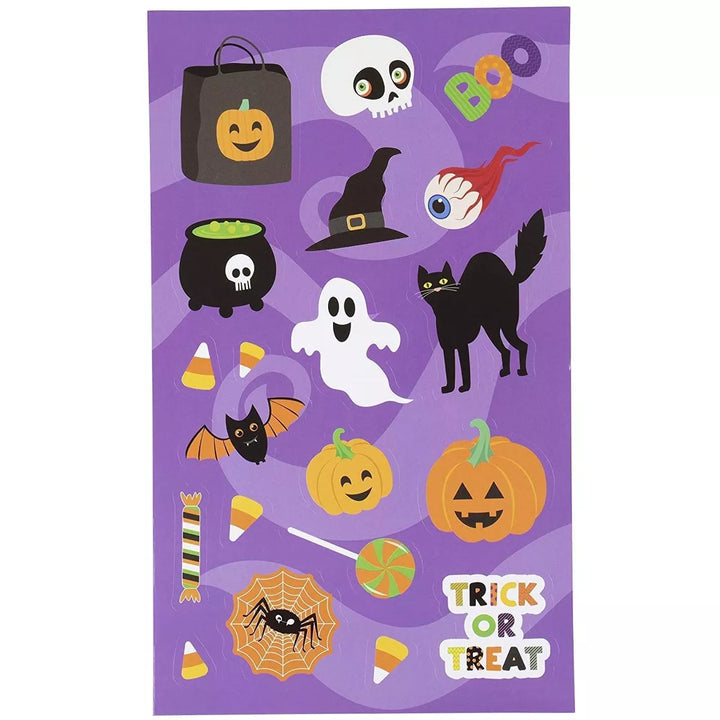 Juvale 720 Pieces Small Halloween Stickers for Kids, Candy Bags, Trick-Or-Treat Buckets, Favors, 20 Designs, 36 Sheets