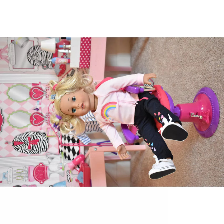 Sophia’S 18" Doll Salon Chair with Adjustable Height