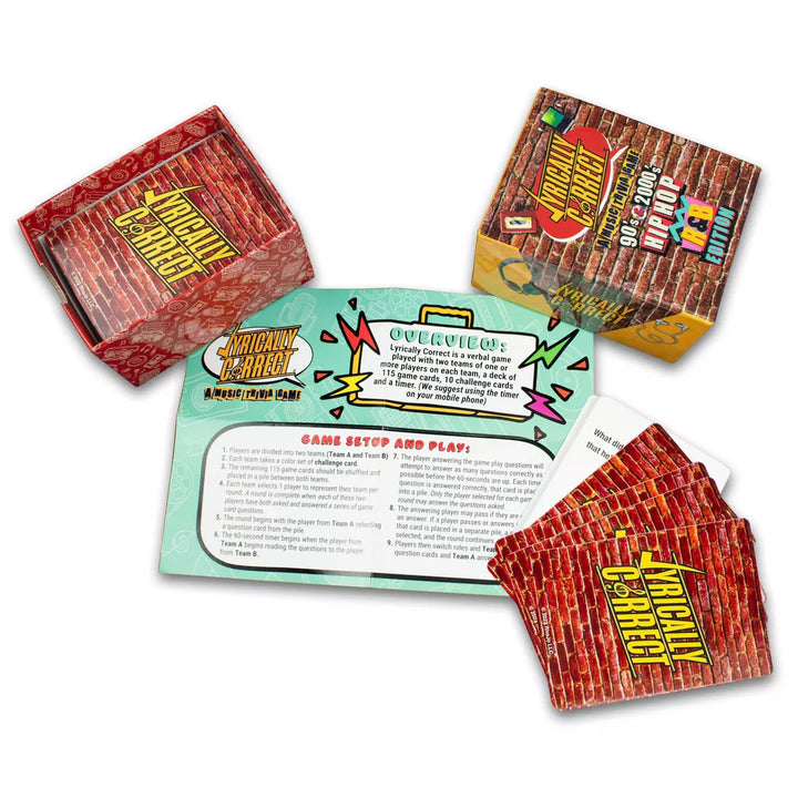 Lyrically Correct Card Game