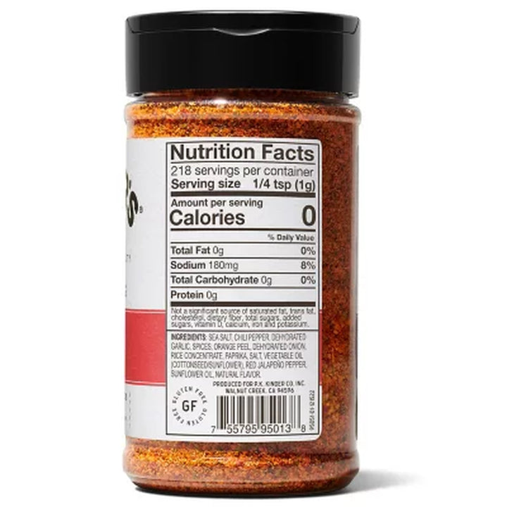 Kinder'S Red Jalapeno Garlic Seasoning 7.7 Oz.