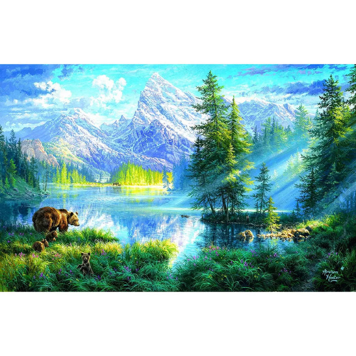 Sunsout Mountain Morning 550 Pc Jigsaw Puzzle 69786