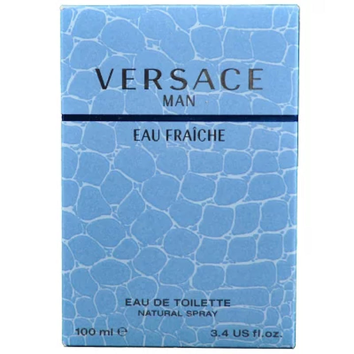 Versace Man Eau Fraiche Eau De Toilette, 3.4 Fl Oz