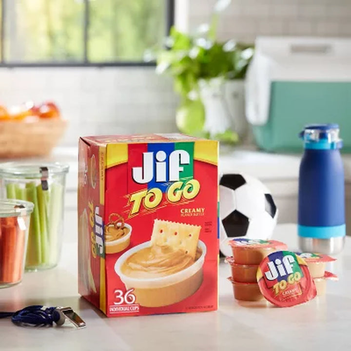 Jif-To-Go Creamy Peanut Butter 36 Ct.