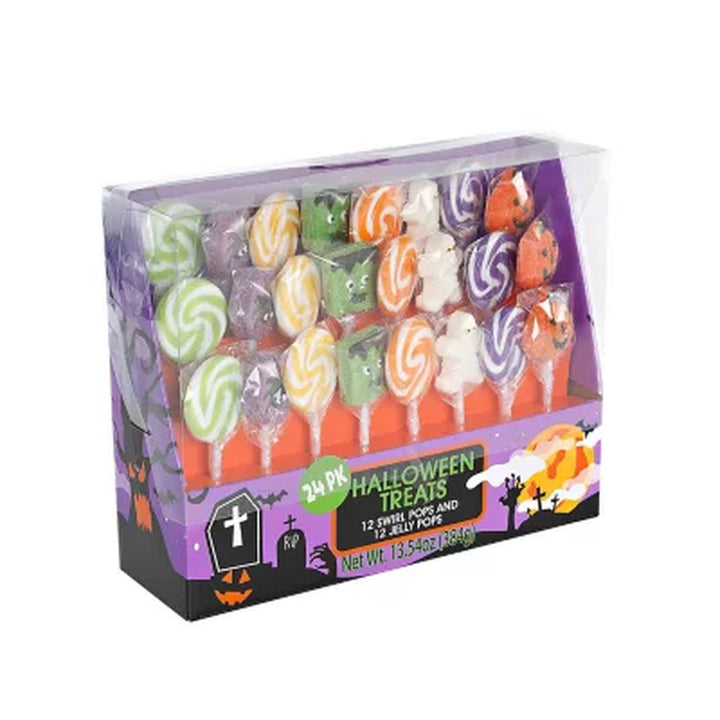 Halloween Jelly & Swirl Pops, 24 Ct.