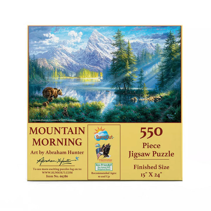 Sunsout Mountain Morning 550 Pc Jigsaw Puzzle 69786