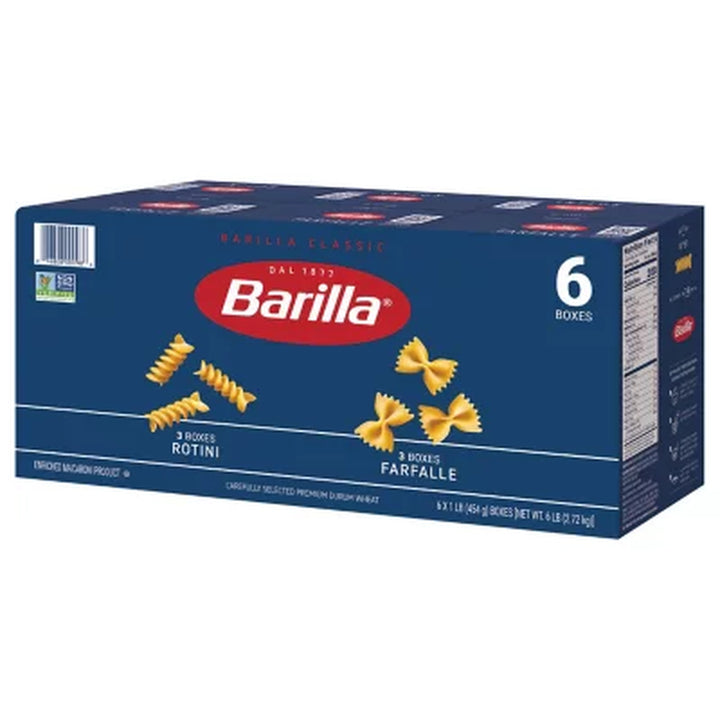 Barilla Pasta Rotini & Farfalle Variety Pack (16 Oz., 6 Pk.)