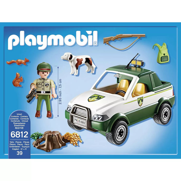 Playmobil Playmobil 6812 Country Forest Ranger Pick up Truck Building Set