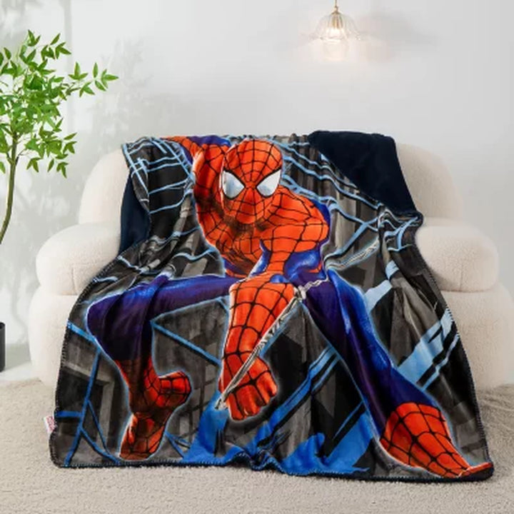 Marvel Spider-Man Cloud Faux Fur Throw, 50" X 60" (Assortment)