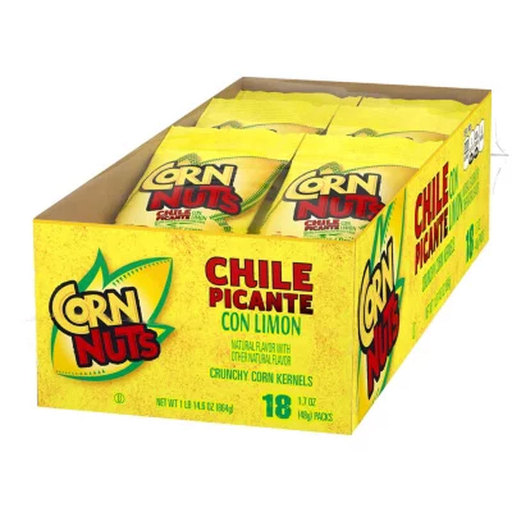 Corn Nuts Chile Picante Con Limon Crunchy Corn Kernels 18 Pk.